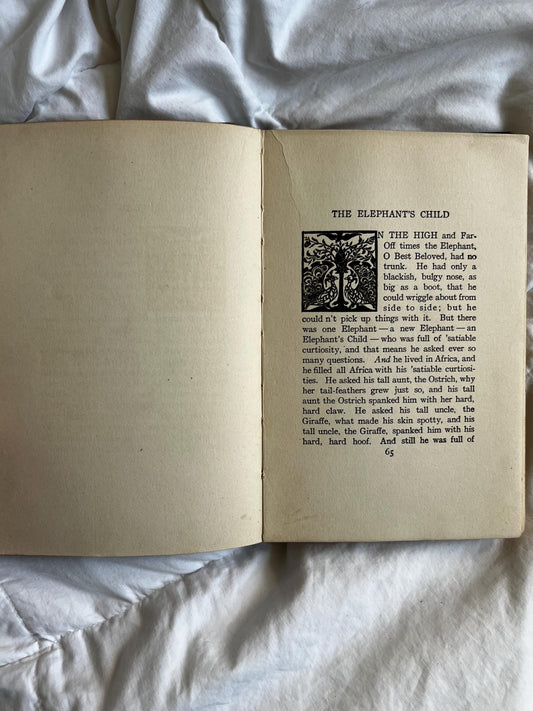 1907 Hardcover - Just So Stories For Little Children by Rudyard Kipling | Antique Collectible Books | ShopEleanorLouise