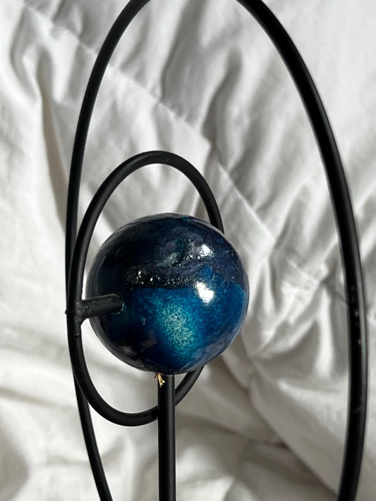 Abstract Metal Art Candle Holder by Rick Martin | Housewarming Gift | ShopEleanorLouise