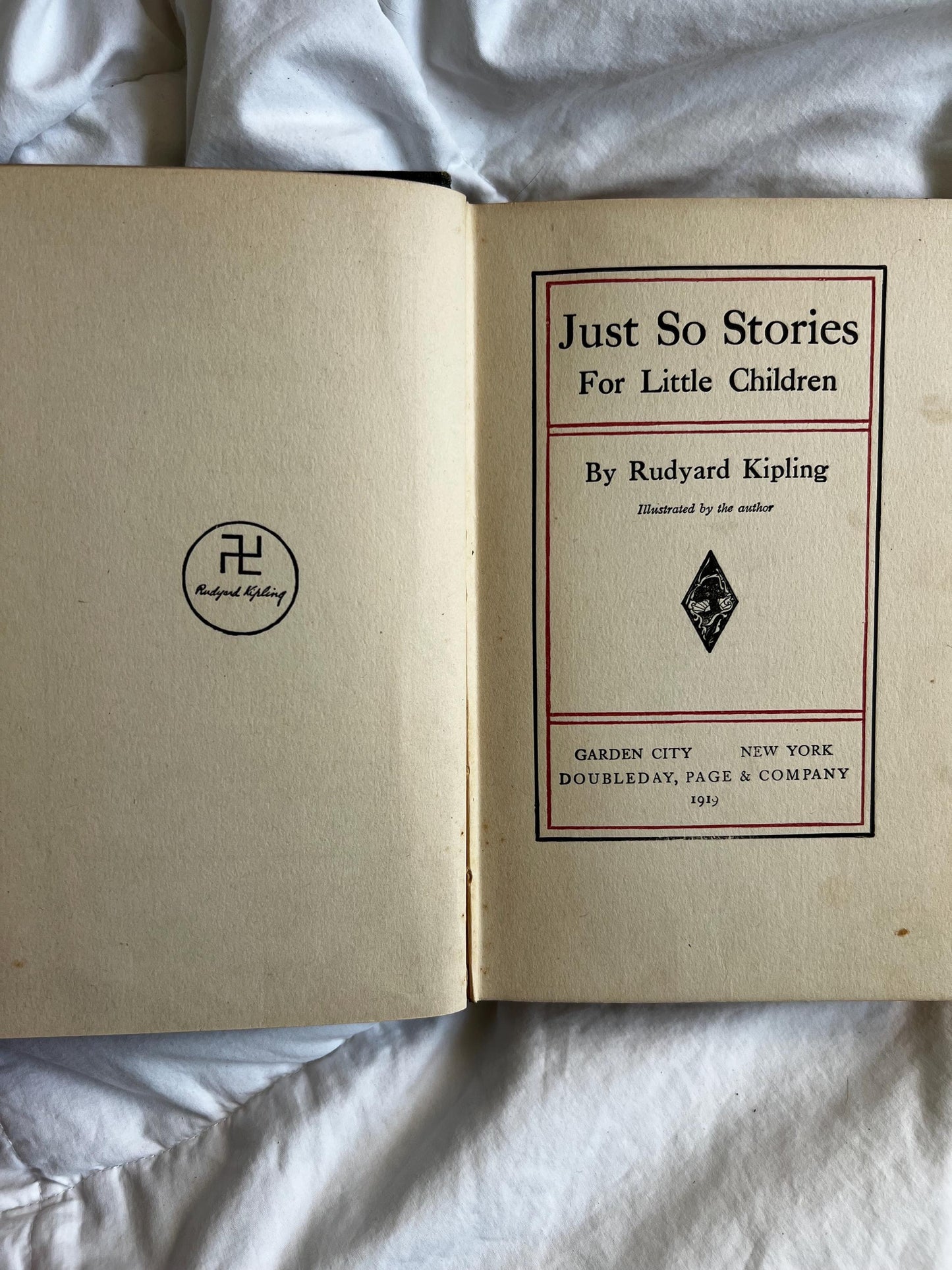 1907 Hardcover - Just So Stories For Little Children by Rudyard Kipling | Antique Collectible Books | ShopEleanorLouise