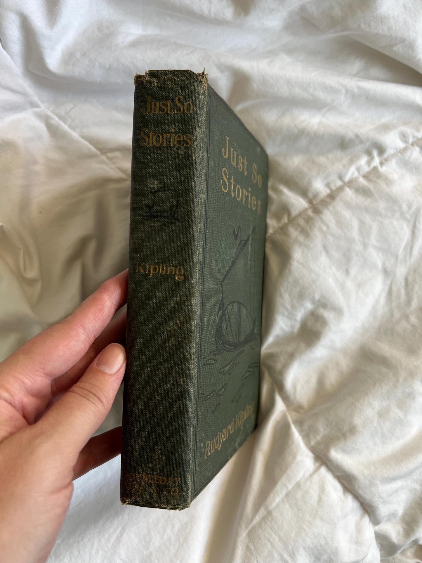 1907 Hardcover - Just So Stories For Little Children by Rudyard Kipling | Antique Collectible Books | ShopEleanorLouise