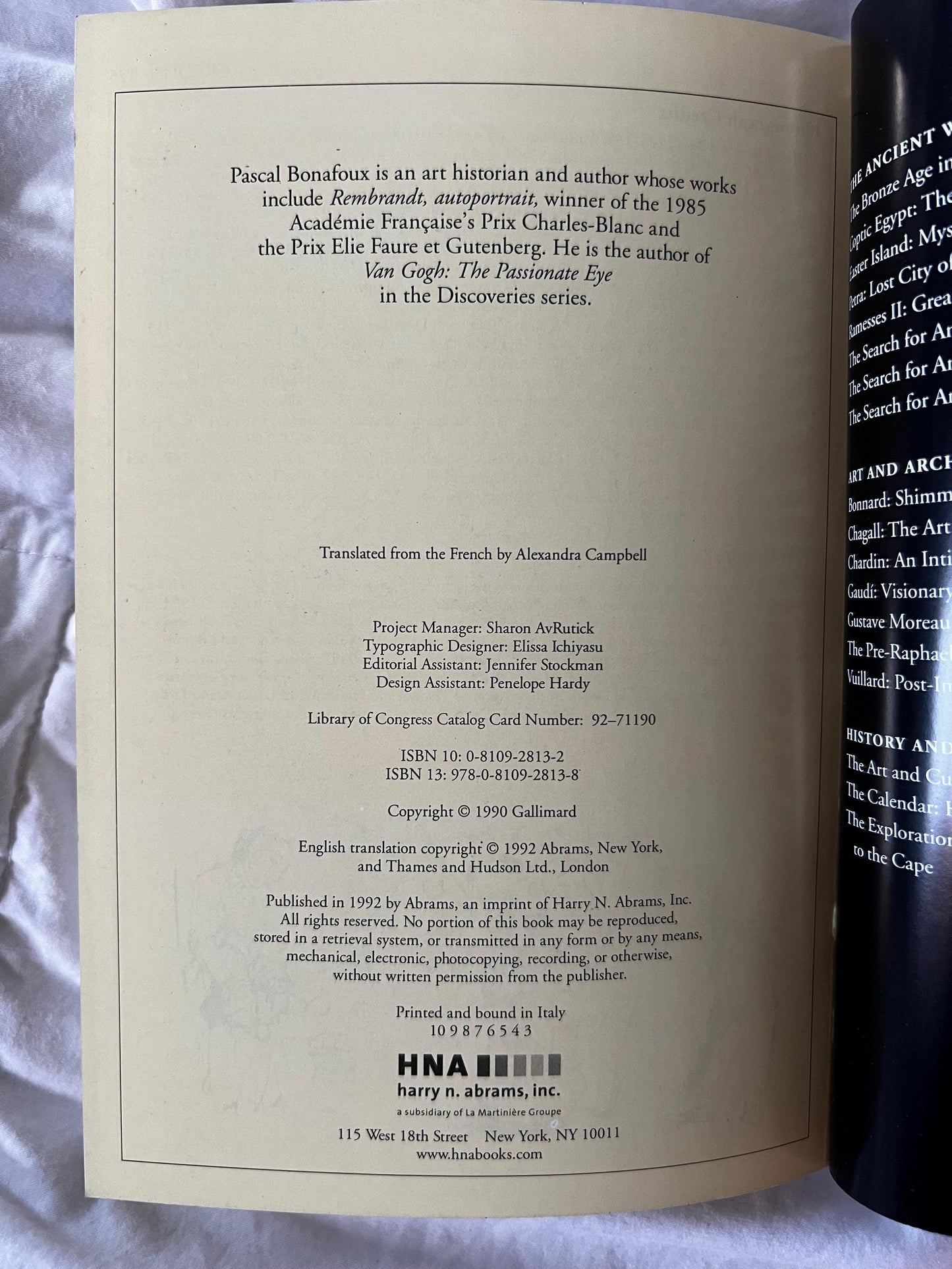 1992 Softcover - Rembrandt, Master of the Portrait | Art History Books | ShopEleanorLouise